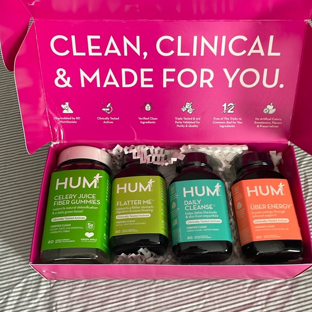 New never opened HUM vitamins